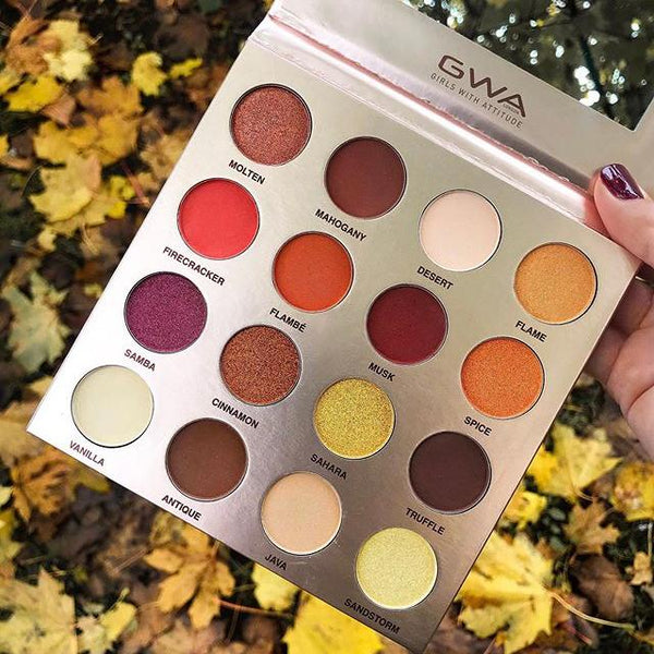 GWA Desert Dreams Palette - a mix of spicy oranges, rich golds, stunning berrys, ambers and warm browns